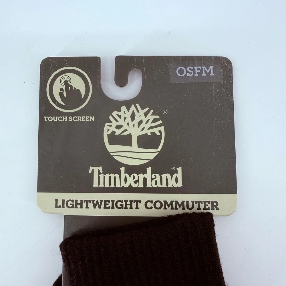 Timberland Womens Lightweight Commuter Touch Screen Knit Gloves Black